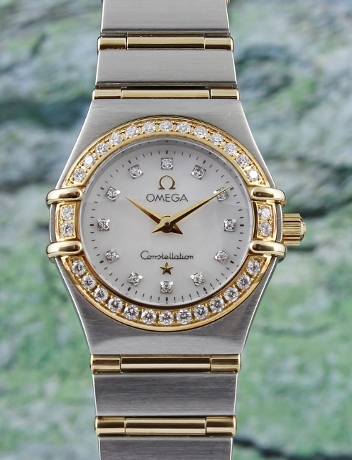 (image for) AN OMEGA MINI LADY SIZE CONSTELLATION WATCH / MOP